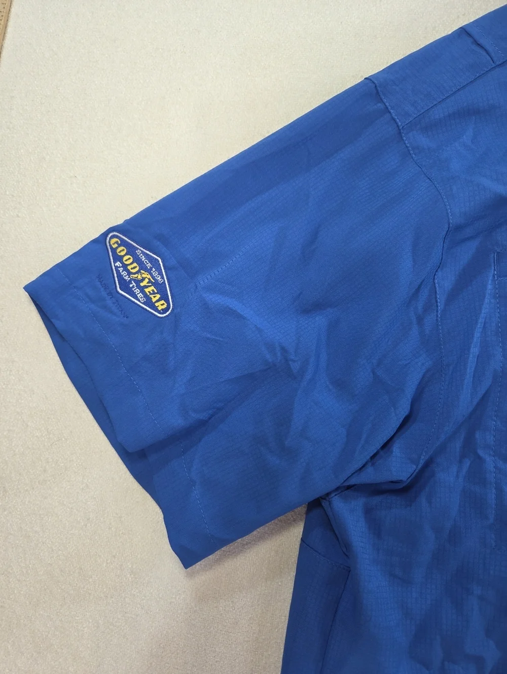 Columbia PFG Shirt L Blue Fishing UPF 40 Short Sleeve NWT - Picture 3 of 10